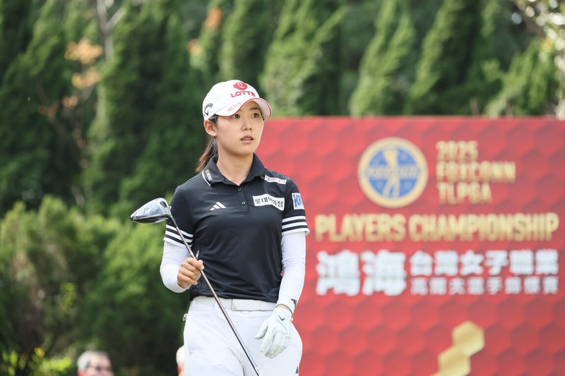 韓國好手黃裕敏(圖)2日在TLPGA鴻海女子職業高爾夫錦標賽最終回合,繳出低於標準11桿的277桿,帶回高達27萬美元(約新台幣893萬元)冠軍獎金。(TLPGA提供)中央社記者黎建忠傳真 114年3月2日