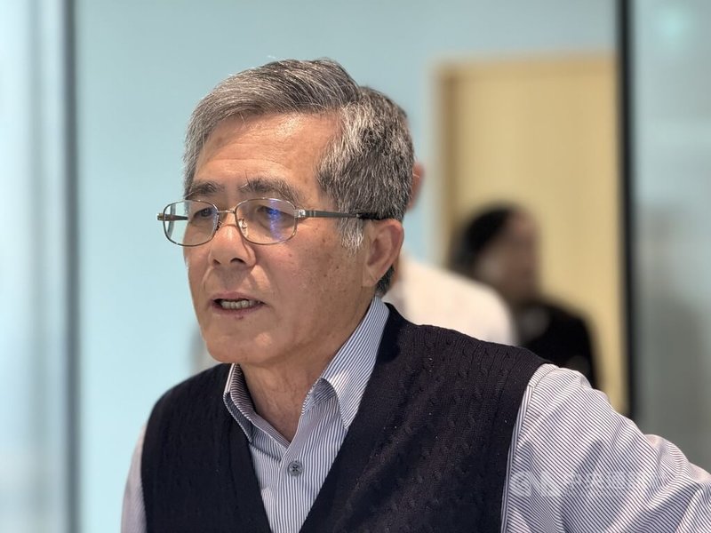 藍天電腦總經理蔡明賢11日受訪表示,藍天轉投資興建的台北雙星大樓按照原本規劃進行中,預計2027年完工、2028年開幕。中央社記者吳家豪攝 114年3月11日