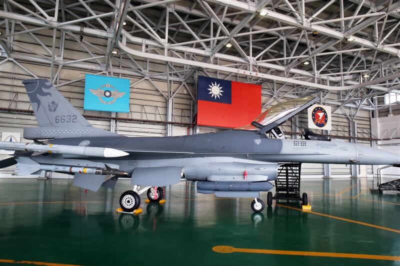 圖為空軍目前已升級的F-16V（blk20）戰機。（中央社檔案照片）