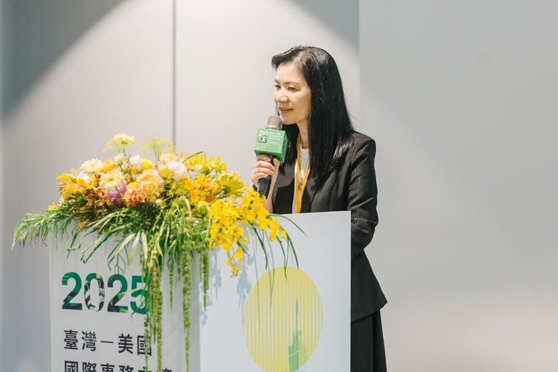 台灣40餘所大學與美國16所大學代表，14日在台北舉辦「2025台美國際事務主管圓桌會議」，教育部國際及兩岸教育司長李毓娟（圖）期許雙方語言教育合作更緊密。（教育部提供）中央社記者陳至中傳真  114年3月14日