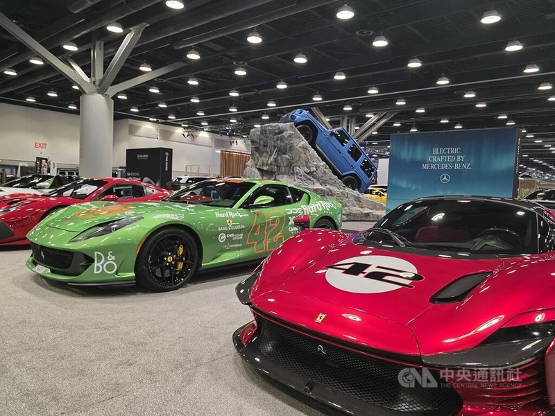 溫哥華國際車展（Vancouver International Auto Show）開幕，數十家車廠共200多輛亮相，原本有參展的特斯拉臨時被踢走。中央社記者程愛芬溫哥華攝  114年3月20日