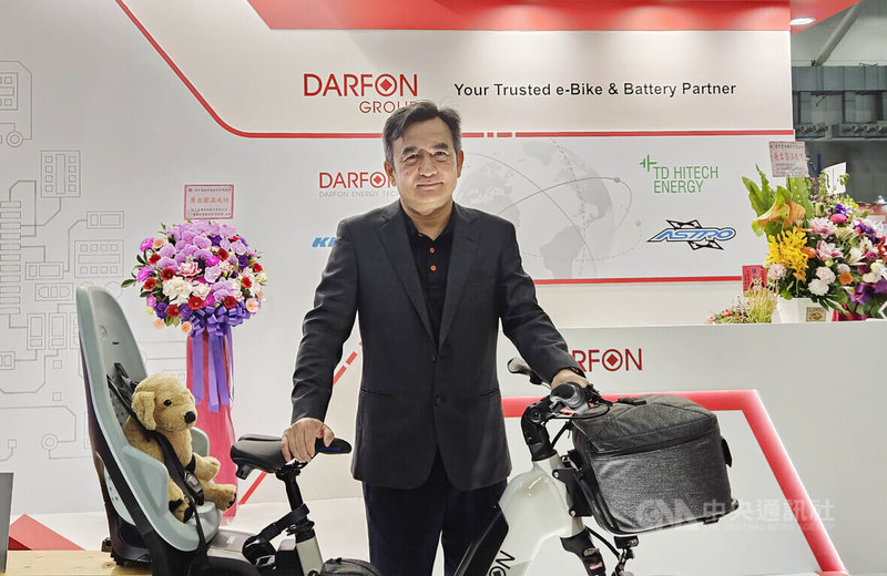 達方參加2025年台北國際自行車展,董事長蘇開建表示,電動自行車市場庫存預計第2、3季落底,目前已看到客戶訂單開始進來。達方包括在通路、產能等方面都已經準備好,2026至2028年營運將進入新一波成長期。中央社記者曾仁凱攝 114年3月26日