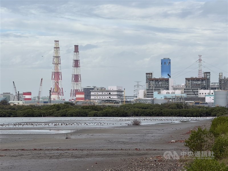 圖為台電興達電廠。（中央社檔案照片）