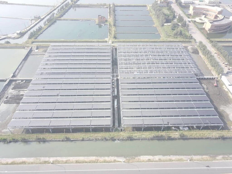 嘉義縣台泥漁電共生案場因設計不當,養殖失敗致廢止許可。漁業署表示,正在研議新機制,要讓一定資格的養殖協會參與案場規劃。(農業部提供)中央社記者楊淑閔傳真 114年3月28日