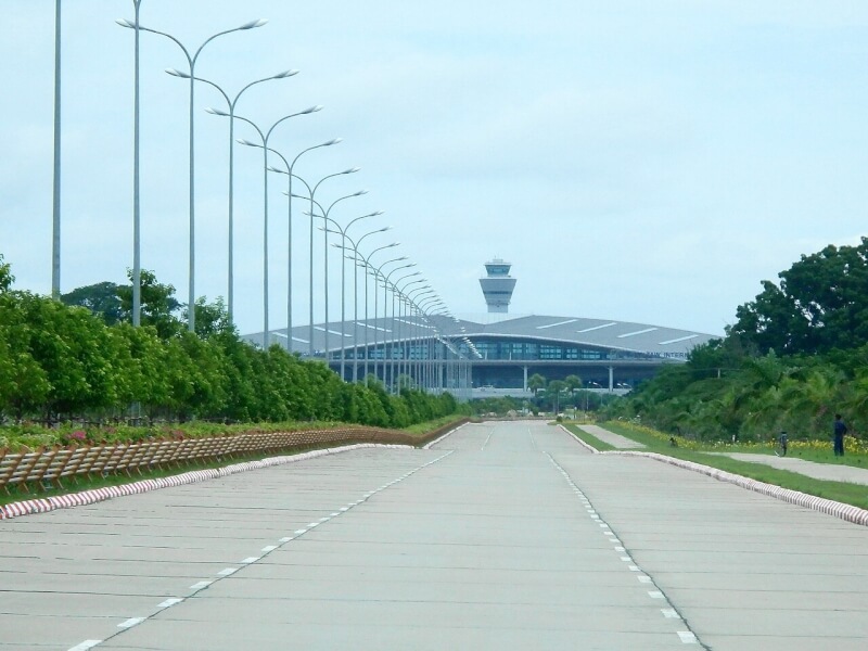 圖為緬甸首都奈比多國際機場。(圖取自維基共享資源;作者mohigan,CC BY-SA 3.0)