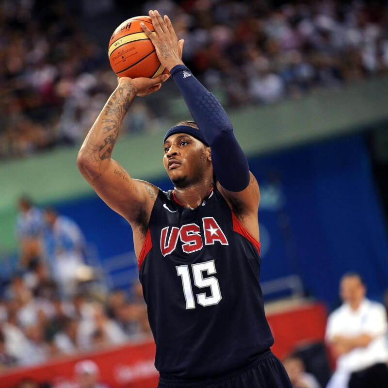 消息人士告訴體育頻道ESPN記者,美國職籃NBA前球星「甜瓜」安東尼入選2025年美國籃球名人堂。(圖取自x.com/carmeloanthony)