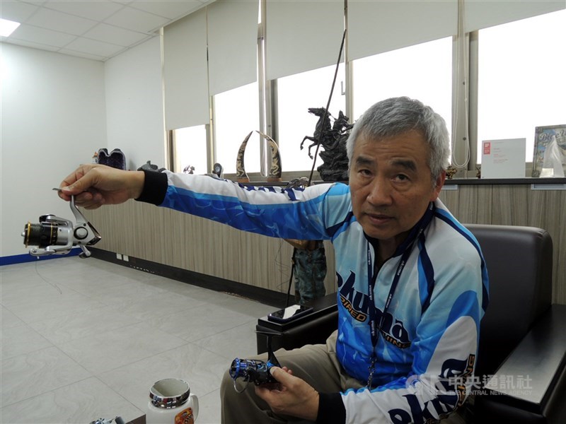 寶熊漁具股份有限公司創辦人張良任今天表示,因應美國對等關稅,美國子公司已通知工廠暫停出貨,將再研擬下一步對策。(中央社檔案照片)