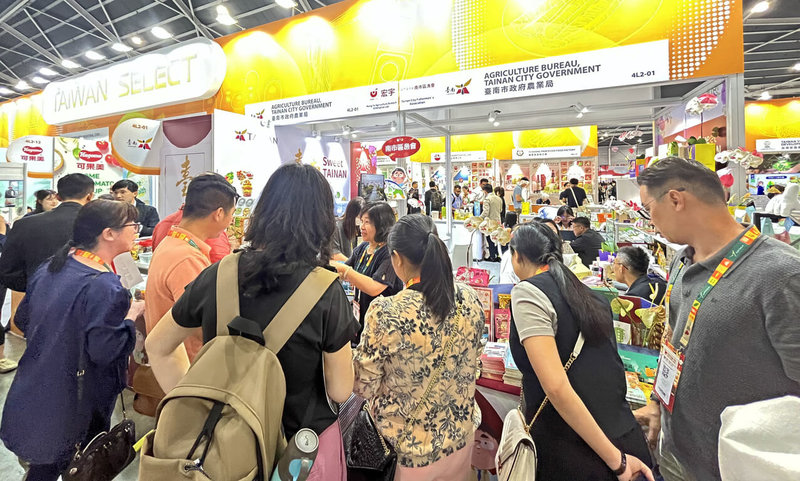 2025新加坡國際食品展4月8日開幕,展期4天,台南市政府初估台南攤位訂單約新台幣3億元。(台南市政府提供)中央社記者張榮祥台南傳真 114年4月12日