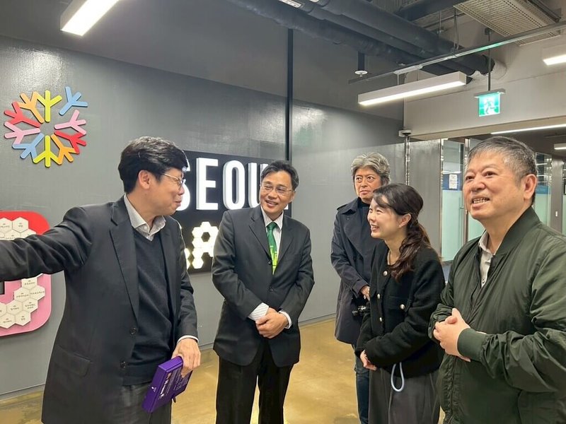 為協助高雄品牌拓展國際商機,高雄市經發局近日率領高雄企業代表團前往韓國考察。(高雄市經發局提供)中央社記者蔡孟妤傳真 114年4月14日