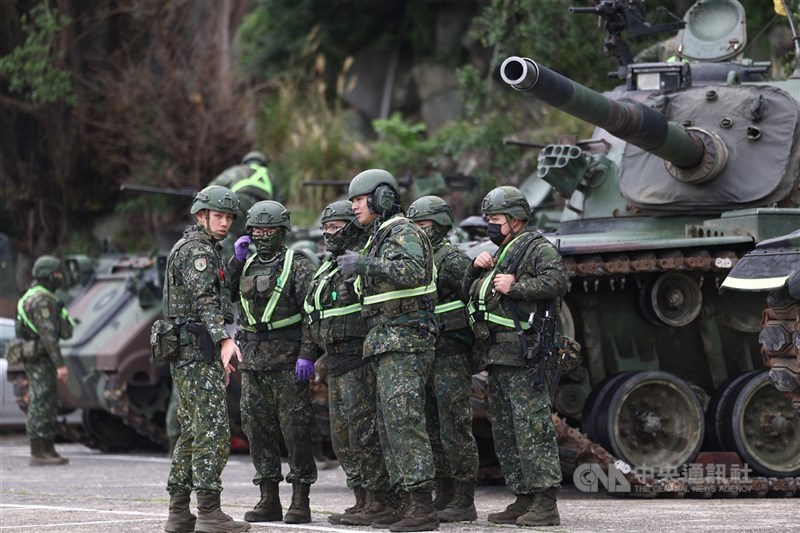 圖為陸軍機步269旅官兵3月18日演練立即備戰操演。(中央社檔案照片)