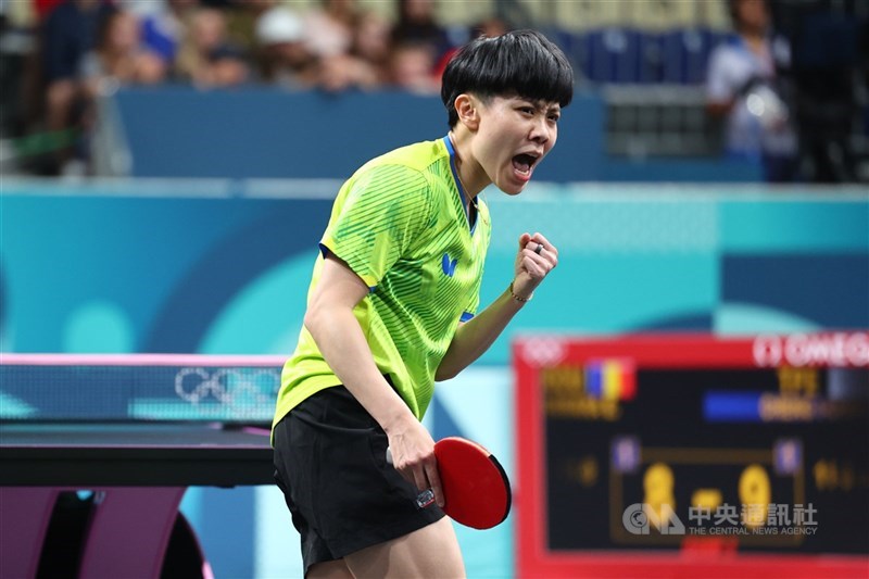 台灣女子桌球好手鄭怡靜(圖),在ITTF世界盃女單16強,和對手苦戰79分鐘才以4比3過關,晉級最終8強。(中央社檔案照片)