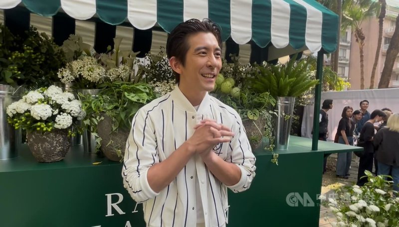 演員修杰楷(圖)17日出席品牌活動,透露近來挑戰自媒體,推出YouTube節目「修TIME」,成為新手YouTuber。中央社記者洪素津攝 114年4月17日