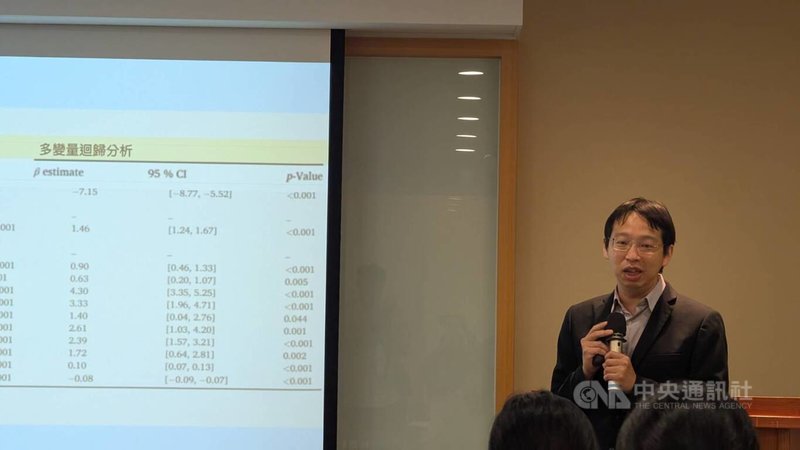 台大醫院精神醫學部主治醫師林煜軒(圖)21日在記者會說明,國內研究指出,青少年不當網路行為與自傷風險相關,其中表層原因以網路霸凌受害為主,並提醒,網路霸凌背後,經常還合併有其他行為,也可能跟與私密照等性相關訊息遭到外流的狀況有關。中央社記者曾以寧攝 114年4月21日