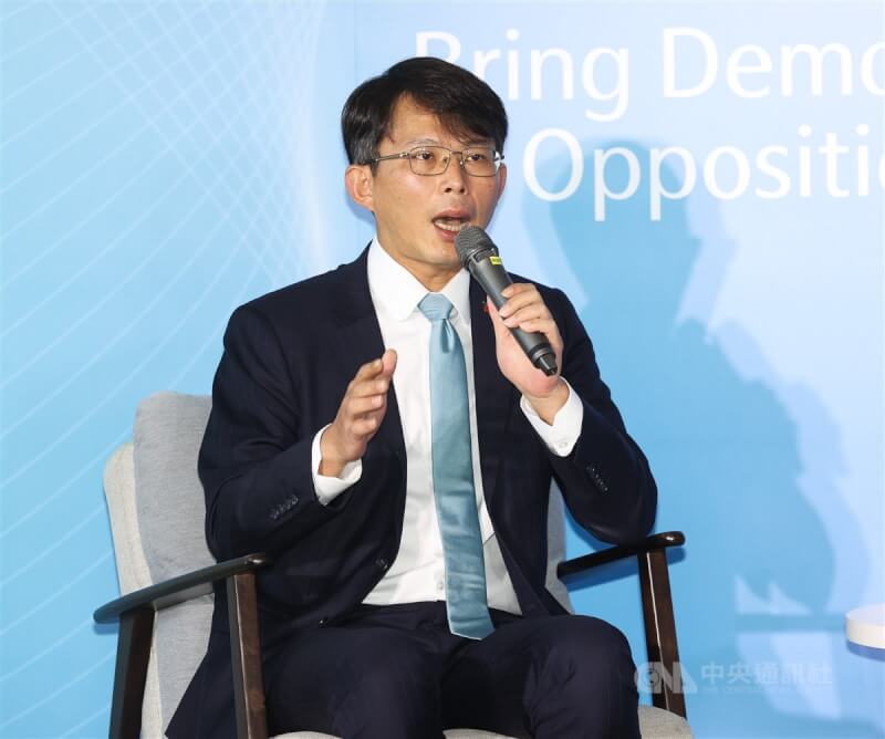 民眾黨主席黃國昌22日出席在野領袖峰會。中央社記者謝佳璋攝　114年4月22日