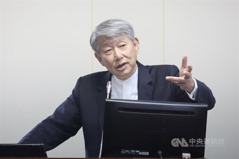 經濟部長郭智輝(圖)23日赴立法院經濟委員會答詢。中央社記者王飛華攝 114年4月23日