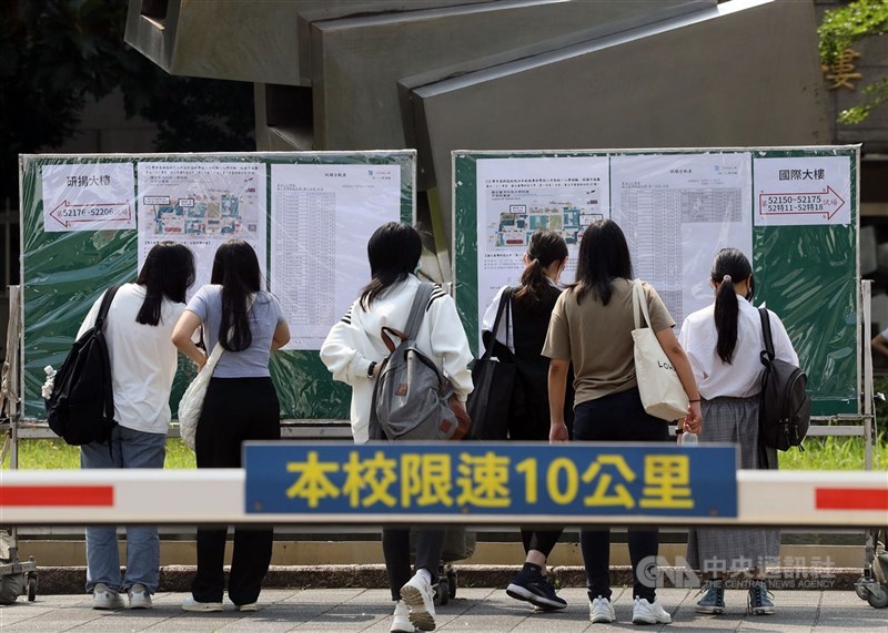 114學年度四技二專統一入學測驗將於26、27日舉行。(中央社檔案照片)