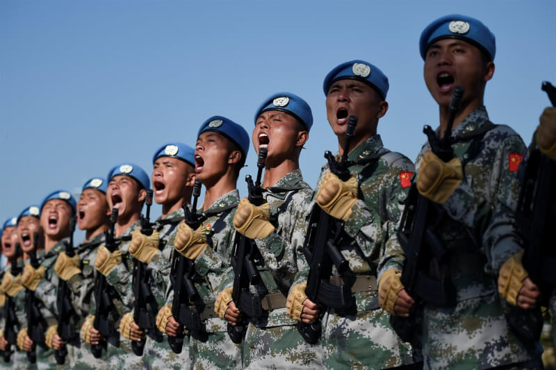 中國解放軍。(路透社)
