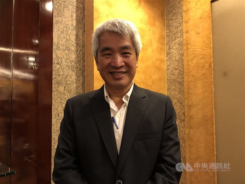 半導體封測廠力成執行長謝永達(圖)29日在線上法說會表示,美國關稅變數可能干擾半導體產業,不過對力成影響小。(中央社檔案照片)
