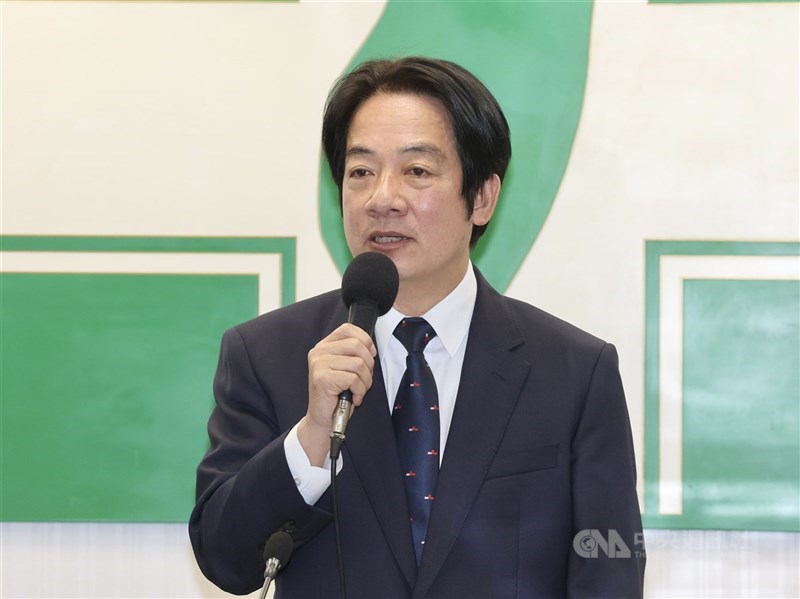 圖為兼任民進黨主席的總統賴清德。(中央社檔案照片)
