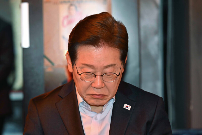 韓國共同民主黨總統候選人李在明。(韓聯社)