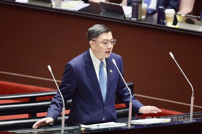 行政院長卓榮泰2日赴立法院備詢。中央社記者王飛華攝 114年5月2日
