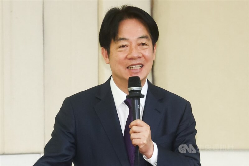 路透社報導,總統賴清德8日將發表第二次世界大戰歐戰勝利80週年演說。(中央社檔案照片)