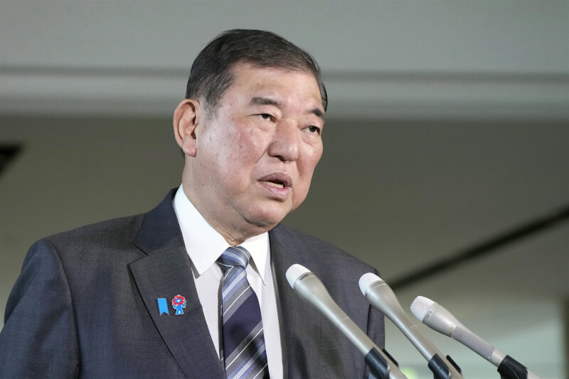 日本首相石破茂。(共同社)