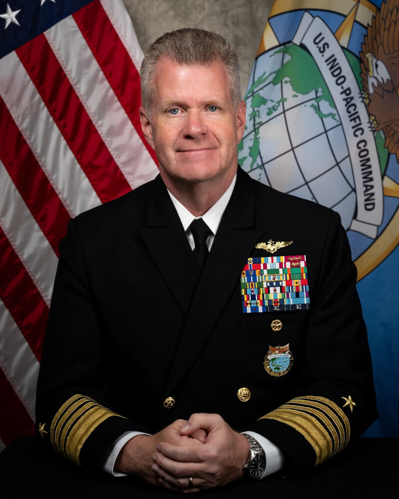 美國印太司令帕帕羅。(圖取自美國海軍網頁www.navy.mil/Leadership)