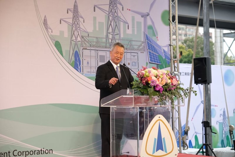 漢翔董事長胡開宏(圖)表示,響應國家能源政策,落實淨零轉型的具體行動,漢翔有核心技術,也有工程統包經驗。(漢翔提供)中央社記者江明晏傳真 114年5月5日