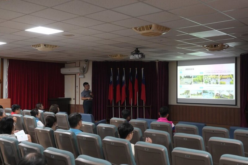 花蓮市佐倉公墓禁葬30多年，3年前完成A區遷葬後變更為公園用地，市公所獲花東基金核定經費新台幣500萬元，推動「佐倉運動公園開發規劃設計案」，6日下午召開地方說明會提出規劃方向。（花蓮市公所提供）中央社記者李先鳳傳真  114年5月6日