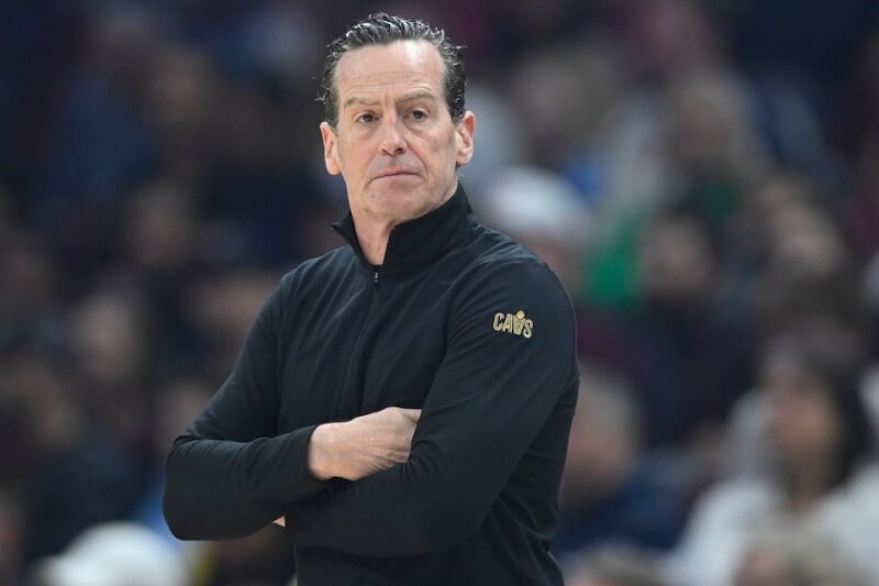 NBA克里夫蘭騎士隊總教練艾特金森。(路透社)