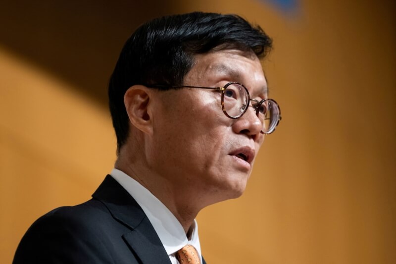 南韓中央銀行(韓國銀行)行長李昌鏞。(路透社)