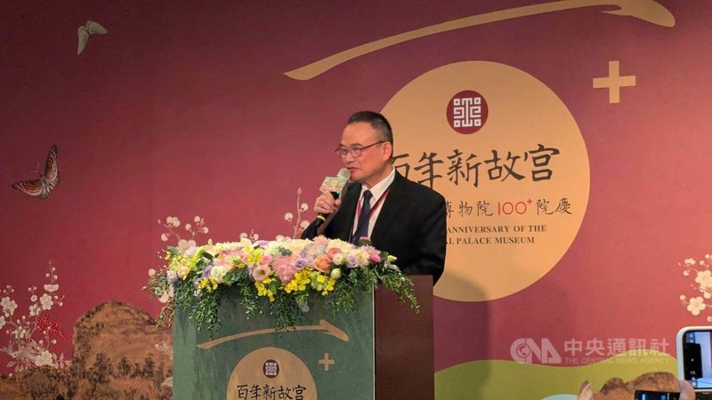 故宮博物院7日舉行媒體茶敘,院長蕭宗煌(圖)表示,適逢故宮迎接百年,6月將攜手時藝多媒體推出「從印象派到現代主義-美國大都會博物館名作展」。中央社記者王寶兒攝 114年5月7日