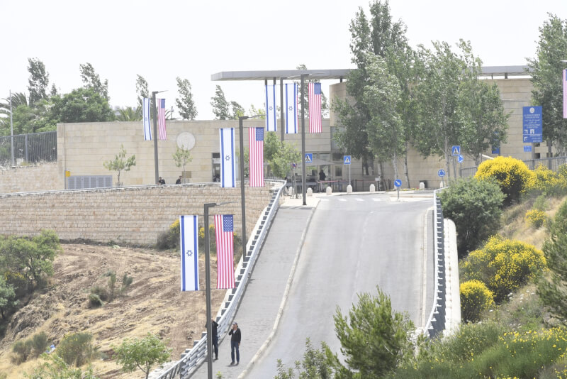 圖為美國駐以色列大使館。(圖取自維基共享資源;作者U.S. Embassy Jerusalem,CC BY-SA 2.0)