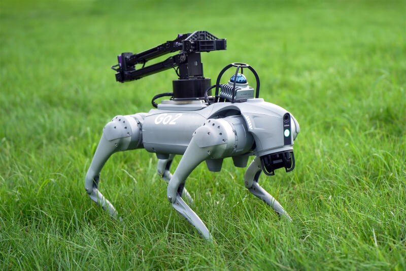 中國宇樹科技Go2機器人。（圖取自維基共享資源；作者UnitreeRobotics，CC BY-SA 4.0）