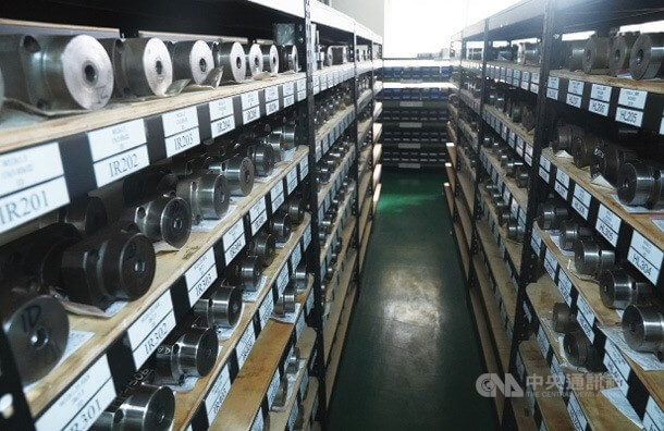 如保的模具規格繁多,透過ERP系統可清楚管理。(中央社檔案照片)