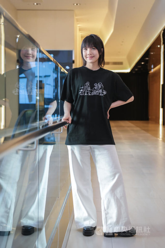 演員鍾雪瑩(圖)在電影「看我今天怎麼說」中飾演聾人女孩「素恩」,並憑藉此角色獲得第61屆金馬獎最佳女主角。中央社記者裴禛攝 114年5月7日