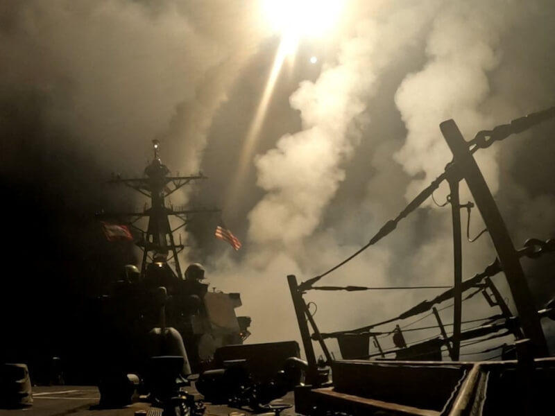 美軍3月15日發動大規模空襲葉門武裝團體「青年運動」。(U.S. Central Command/Handout via 路透社)