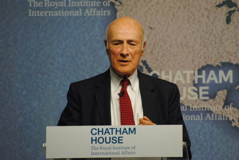 美國哈佛大學名譽教授奈伊。(圖取自維基共享資源;作者Chatham House,CC BY-SA 2.0)