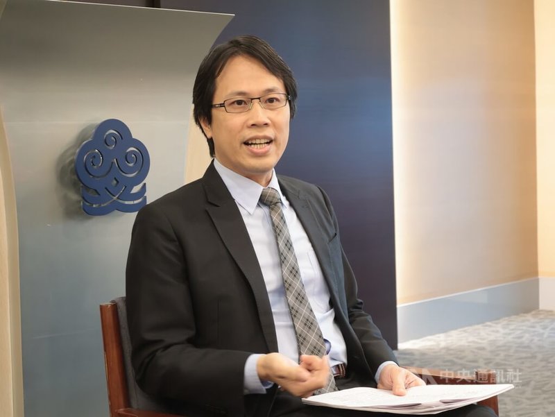 海峽交流基金會(海基會)9日下午召開背景說明會,由海基會副秘書長黎寶文主持。中央社記者李雅雯攝 114年5月9日