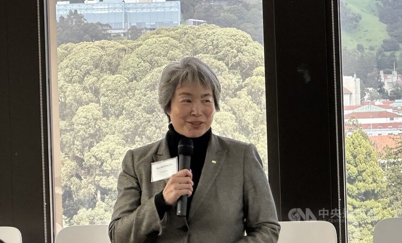 美國國家工程學院(NAE)宣布,加大柏克萊分校(UC Berkeley)台裔工學院院長劉金智潔獲任為下一任院長。圖為劉金智潔參加台灣新創活動,攝於114年3月31日。中央社記者張欣瑜舊金山攝 114年5月9日