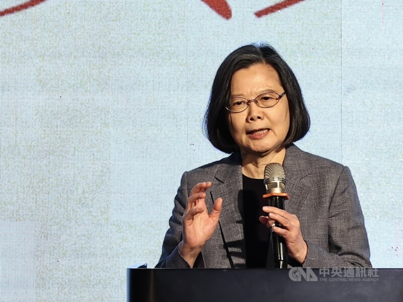 前總統蔡英文本週將前往英國訪問。(中央社檔案照片)