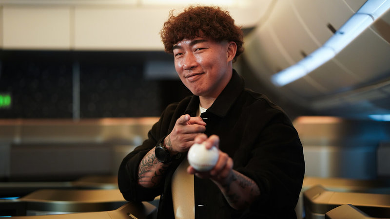 星宇航空將在6月2日開航安大略,並邀請前旅美棒球選手郭泓志(圖)擔任加州安大略航線宣傳大使。(星宇航空提供)中央社記者余曉涵傳真 114年5月14日