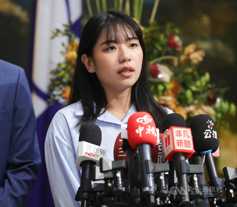 罷免民進黨立委吳沛憶進入二階段連署,罷免案領銜人李孝亮稱連署狀況不佳,且無法聯繫到國民黨主席朱立倫。國民黨發言人楊智伃(圖)14日受訪表示,她知道李孝亮擔心連署狀況,大家會站在一起,不用擔心。中央社記者謝佳璋攝 114年5月14日