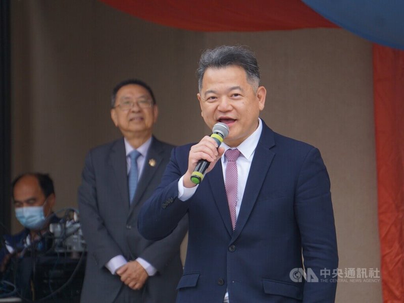 駐洛杉磯辦事處長紀欽耀出席大洛杉磯台美人傳統週活動,致詞表示在僑胞的努力下,台灣在美國的能見度越來越高。中央社記者林宏翰洛杉磯攝 114年5月18日