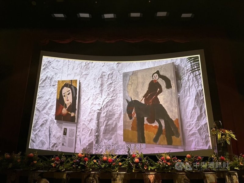 國際博物館日,台北市社會局18日指出,台北市立陽明教養院生「轉角遇見孔子」畫展作品完成開放博物館數位策展上線。中央社記者楊淑閔攝 114年5月18日