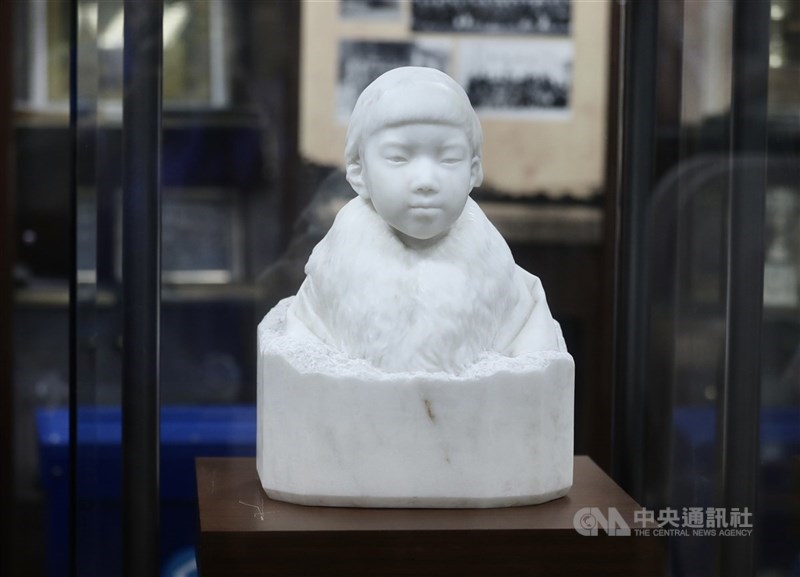 藝術家黃土水的「少女」胸像是他生前捐贈給母校(今北市太平國小)作品,太平國小博物館也以「少女」為藍本,製作數位分身「久子館長」。(中央社檔案照片)