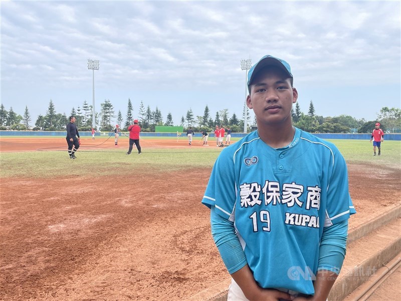 王貞治盃青棒賽敗部冠軍戰,新北市18日與雲林縣碰頭,曾聖恩(圖)單場2安3打點,率隊搶勝晉級4強。(中央社檔案照片)