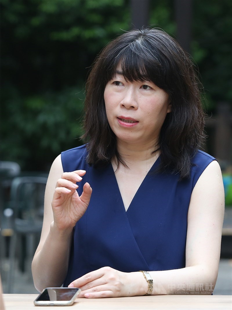 圖為新任駐英國公使江雅綺。(中央社檔案照片)