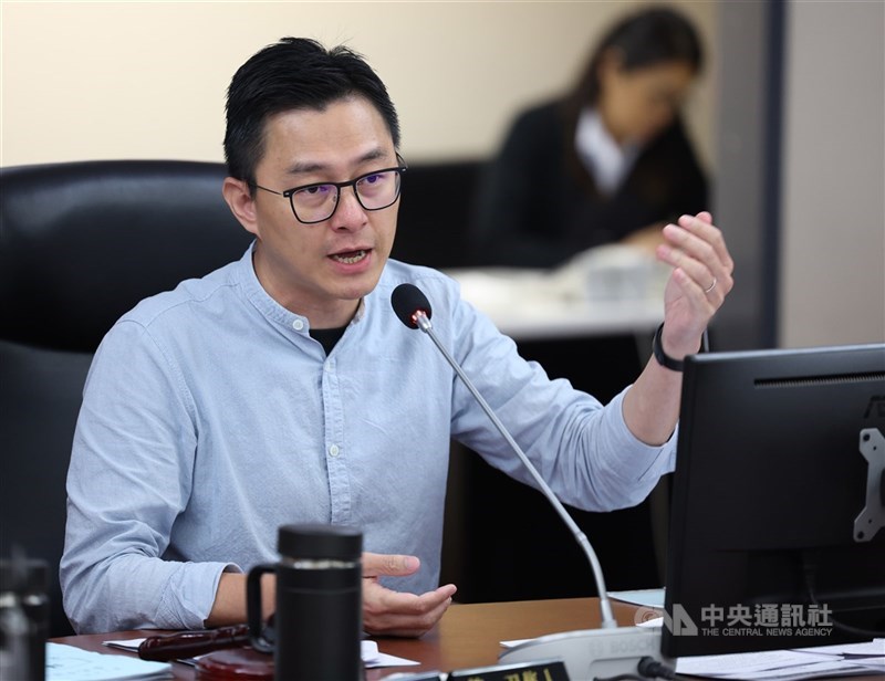 圖為國民黨台北市議員詹為元。(中央社檔案照片)